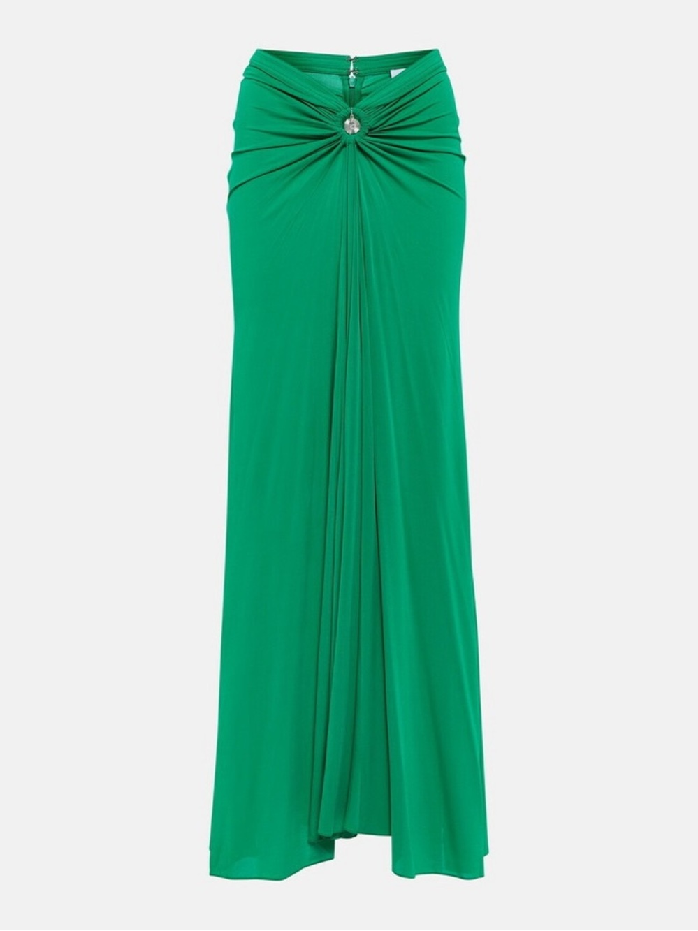 Paco Rabanne Draped jersey maxi skirt